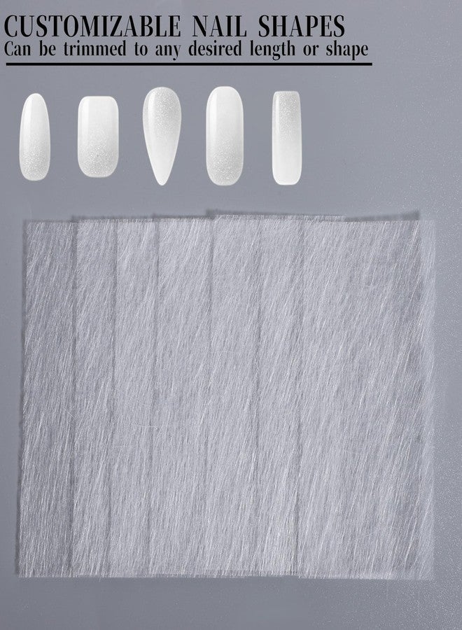 cobee 100 Pieces Silk Nail Extension Wrap， Fiberglass Wrap Nail， Art Extension DIY Protector Accessories for Splits Breaks Repair Reinforce for Women Home Salon - Image 5
